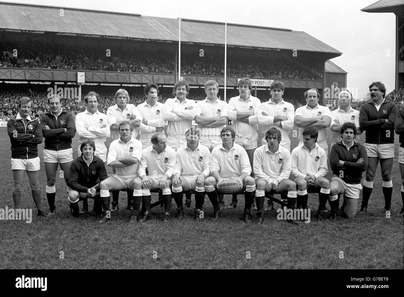 Rugby Union - Five Nations Championship - England v France - Twickenham, London Stock Photo