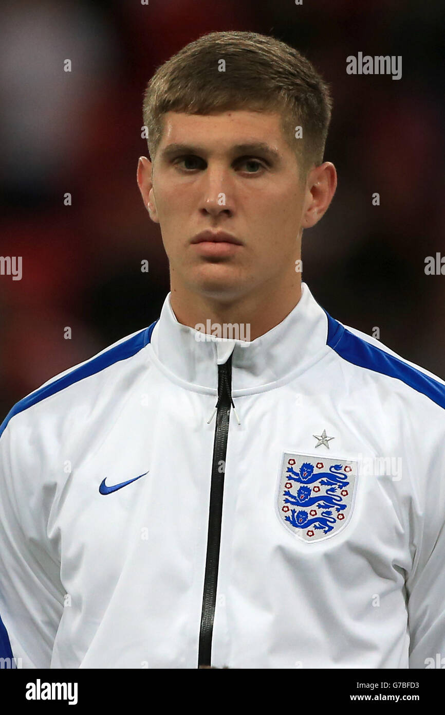 England's John Stones before the International Friendly at Wembley Stadium, London. PRESS ASSOCIATION Photo. Picture date: Wednesday September 3, 2014. See PA story SOCCER England. Photo credit should read: Nick Potts/PA Wire. Stock Photo