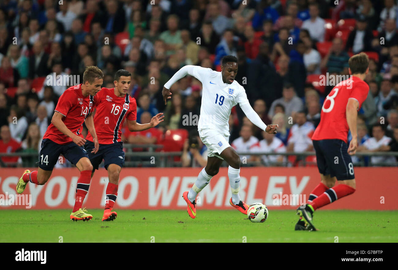 Soccer - International Friendly - England v Norway - Wembley Stadium Stock Photo