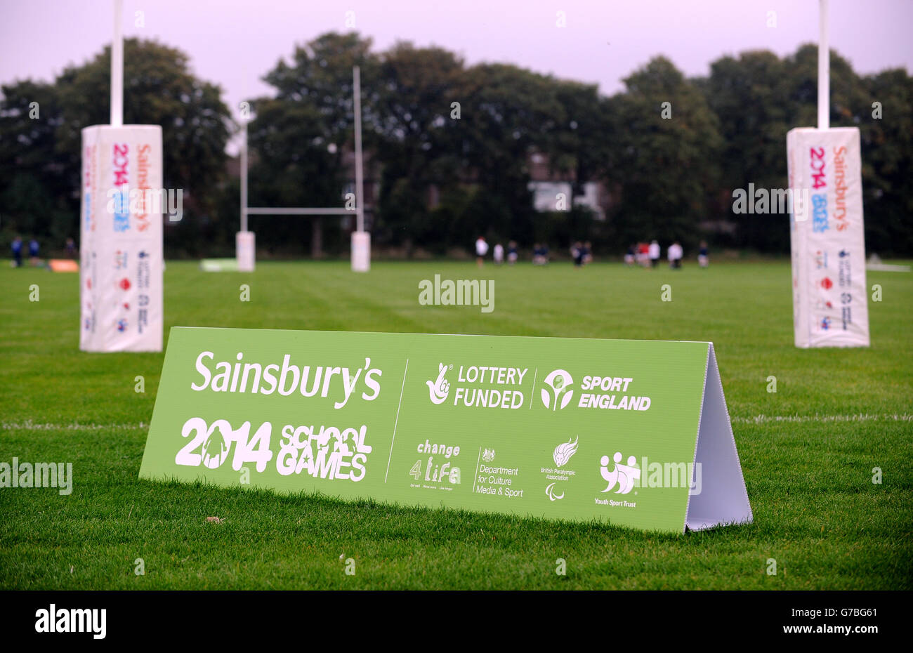 Sainsburys branding rugby sevens sainsburys 2014 school games hi-res ...
