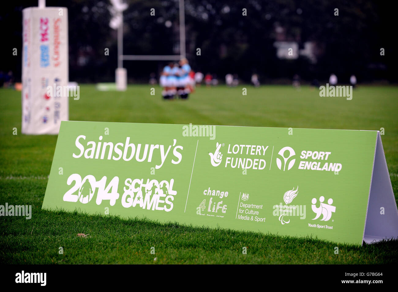 Sainsburys branding rugby sevens sainsburys 2014 school games hi-res ...