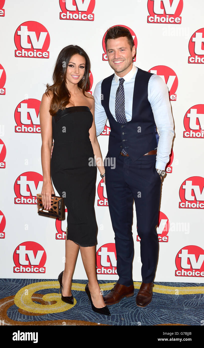TV Choice Awards - London. Michelle Keegan and Mark Wright attending
