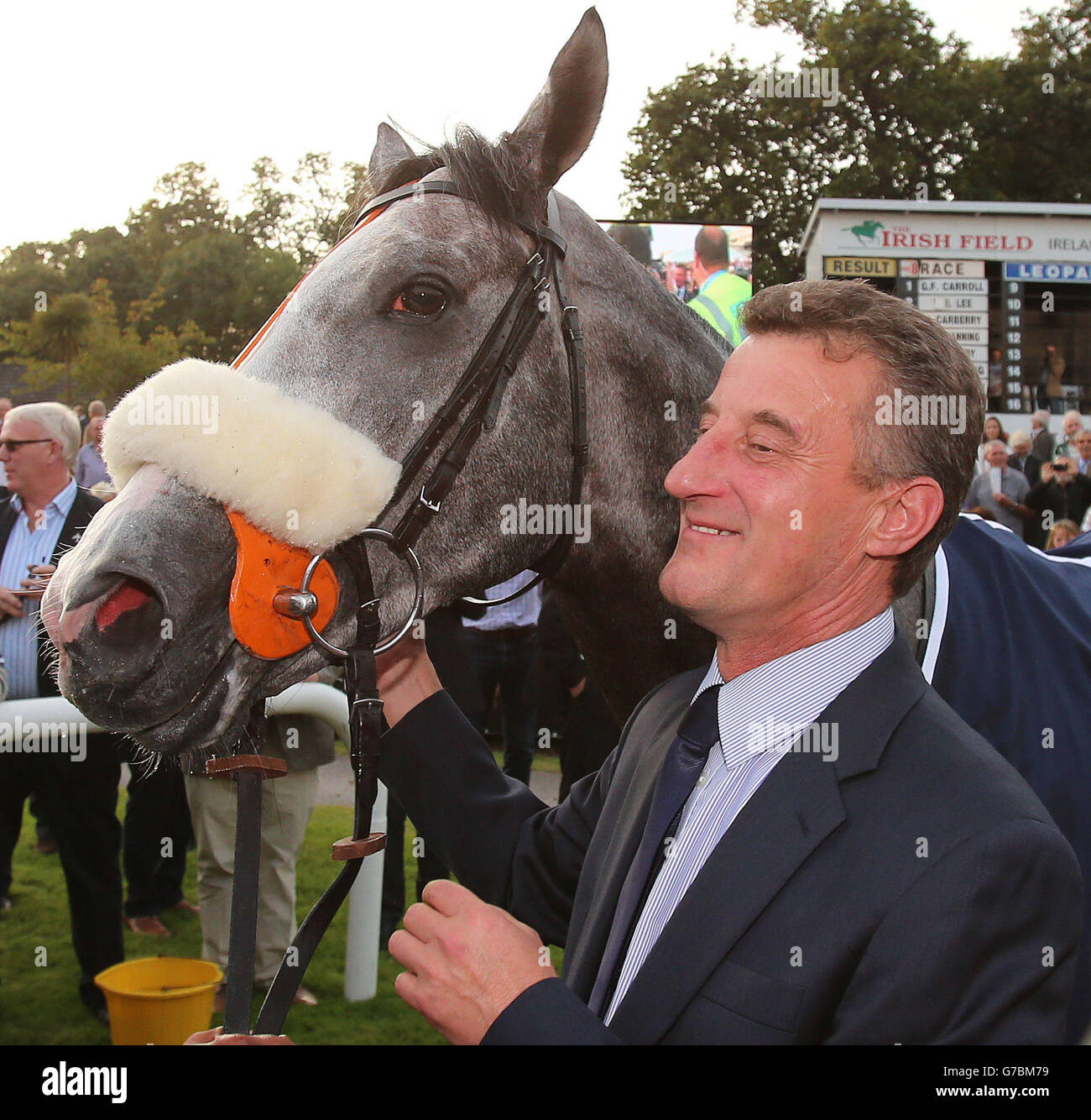The Grey Gatsby and trainer Kevin Ryan wins The QIPCO Irish Champion ...