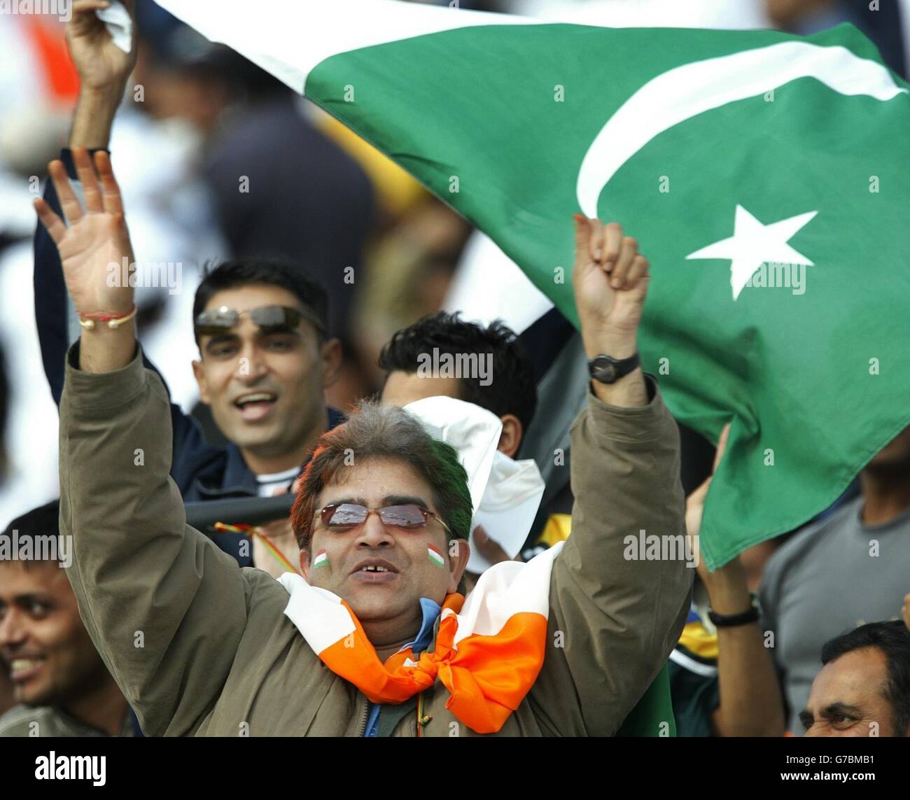 India v pakistan icc champions trophy hires stock photography and