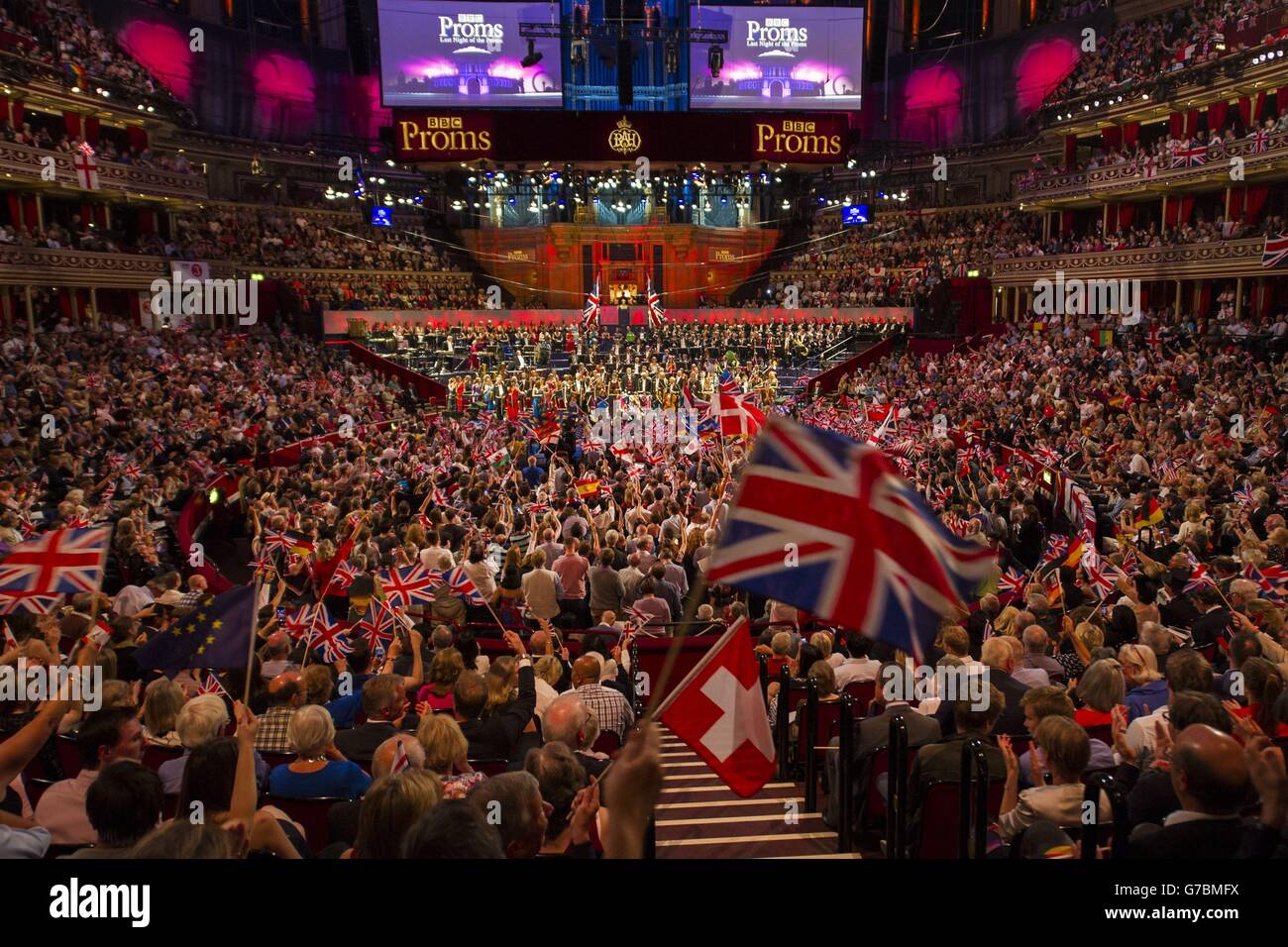 The Last Night of the BBC Proms at the Royal Albert Hall, London Stock Photo Alamy