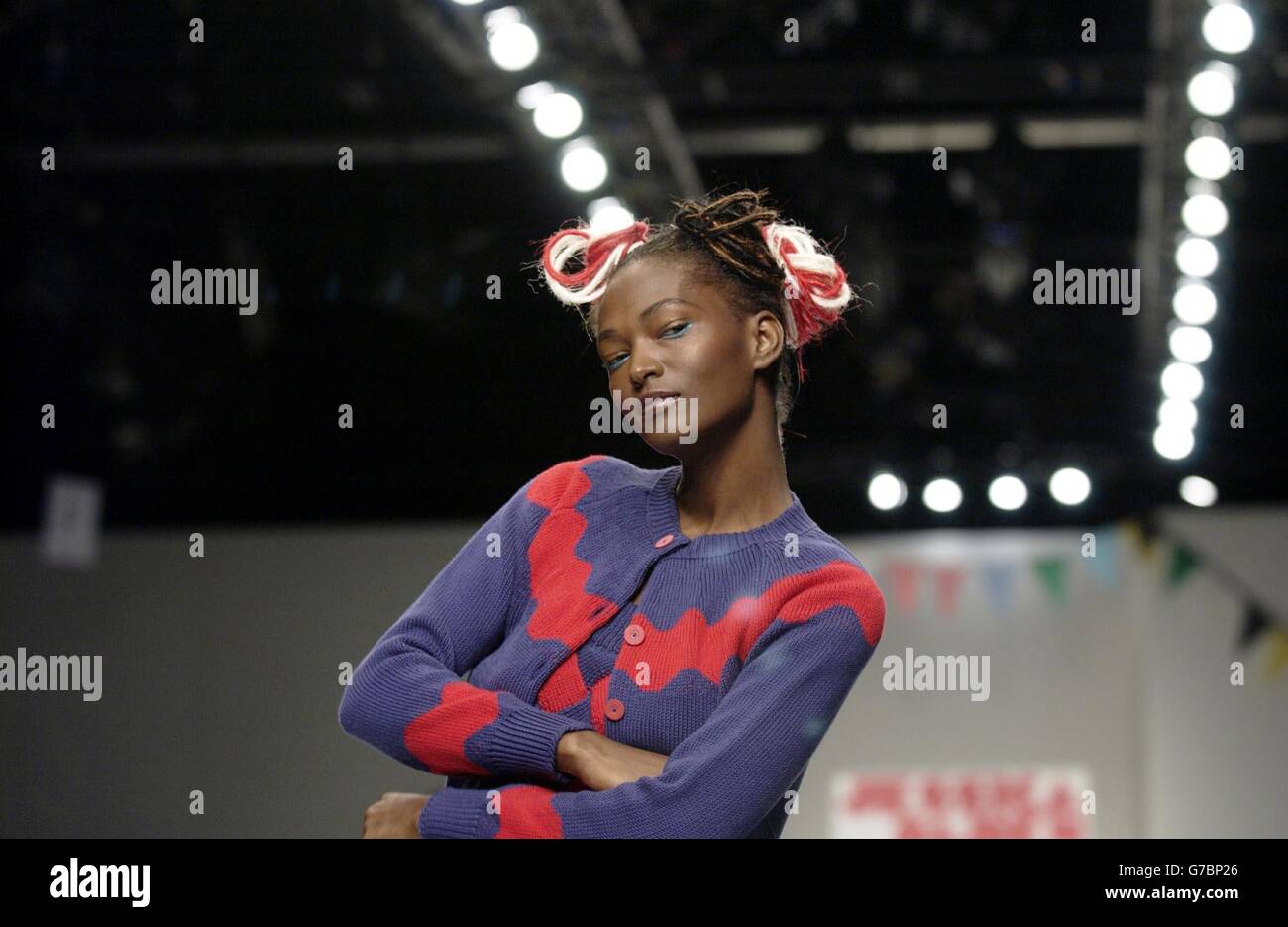 Jessica Ogden London Fashion Week Stock Photo Alamy
