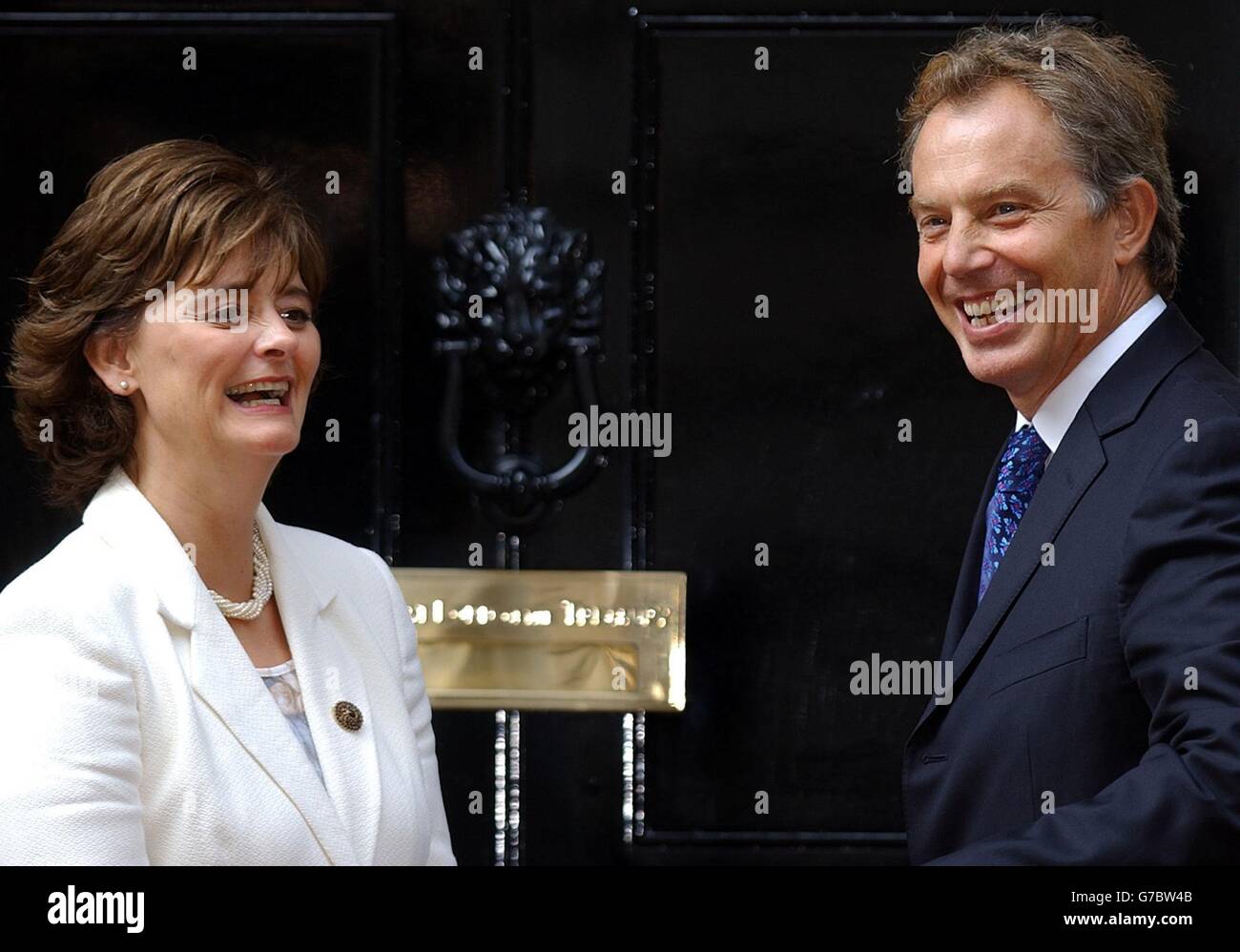 Tony Blair 10 Downing Street Stock Photo - Alamy