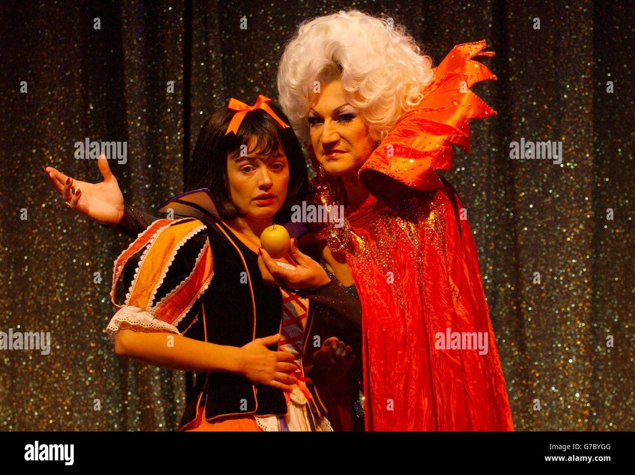 Lily Savage in Pantomime Stock Photo