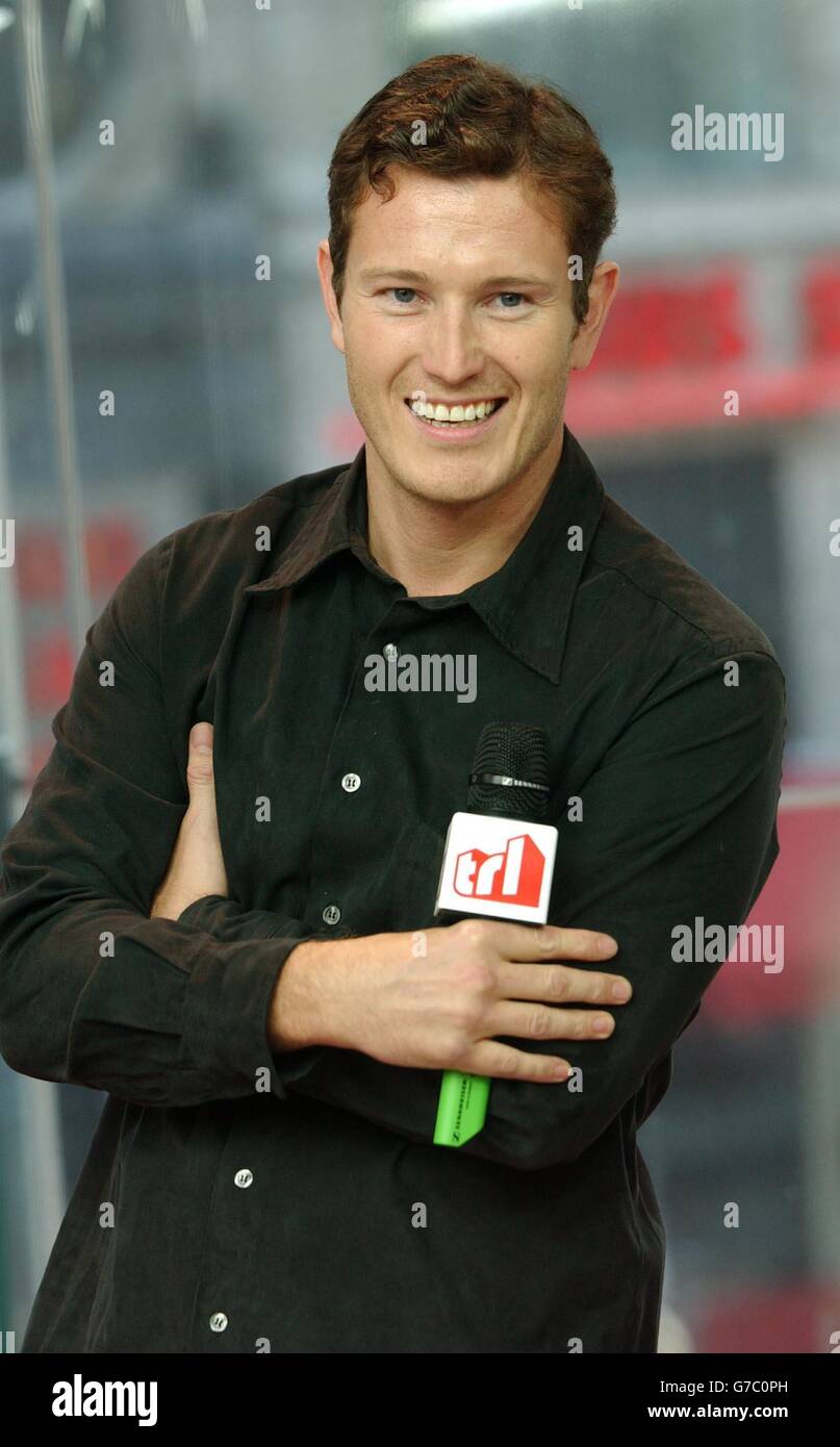 Actor Nick Moran during his guest appearance on MTV's TRL Total