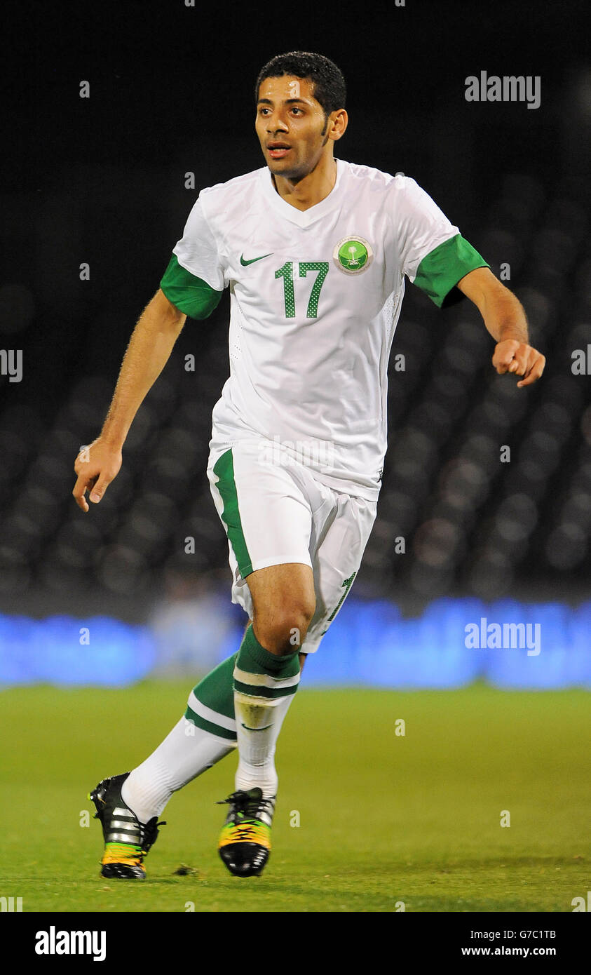 Soccer - International Friendly - Saudi Arabia v Australia - Craven Cottage Stock Photo
