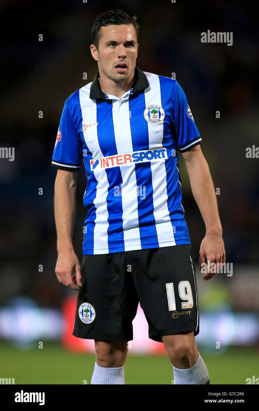 Soccer - Sky Bet Championship - Cardiff City v Wigan Athletic - Cardiff City Stadium. Wigan Athletic's Don Cowie Stock Photo
