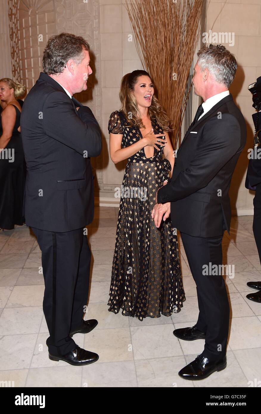 Piers (left), Gary and Danielle Lineker attending the UK Sepsis