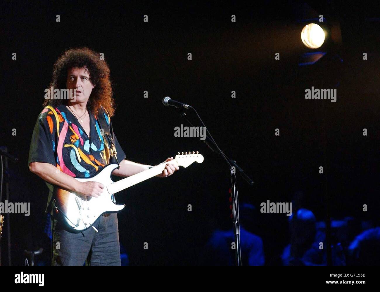 Brian May The Miller Strat Pack concert Stock Photo