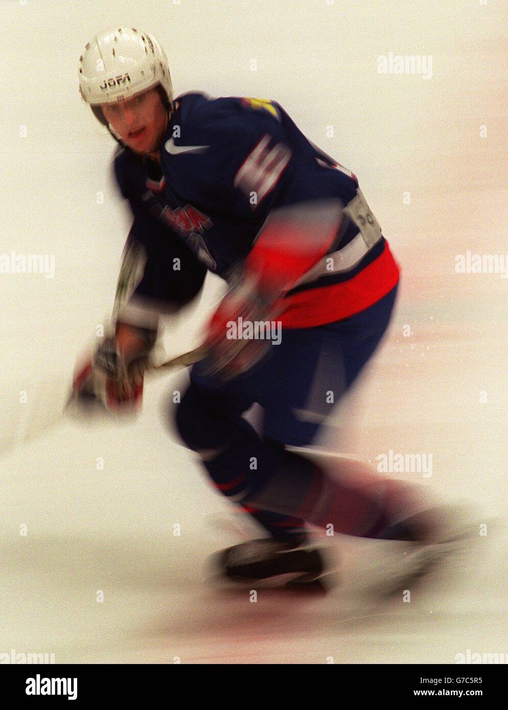 Ice Hockey Great Britain v Slovenia Stock Photo Alamy
