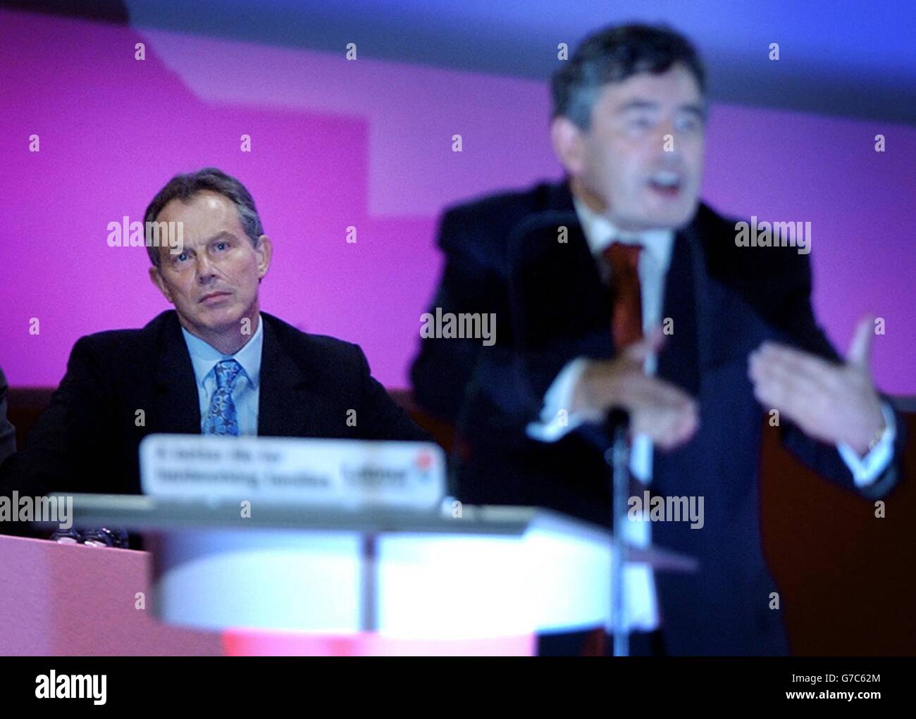 Tony Blair Labour Party Conference Stock Photo - Alamy