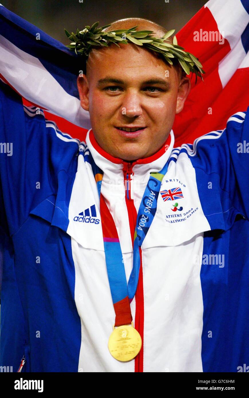 Sport paralympics sport javelin celebrating gold medal ken churchill hi