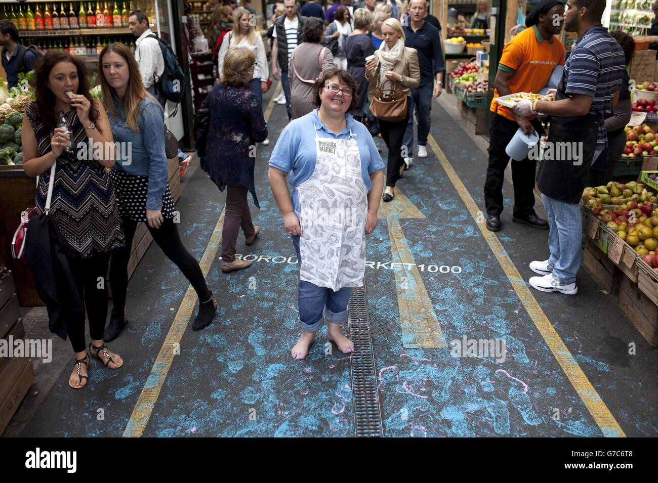 Borough Market celebrations Stock Photo