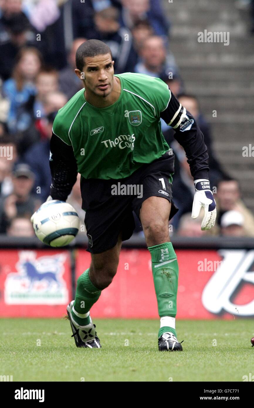 Manchester City goalkeeper David James NO USE UNLESS