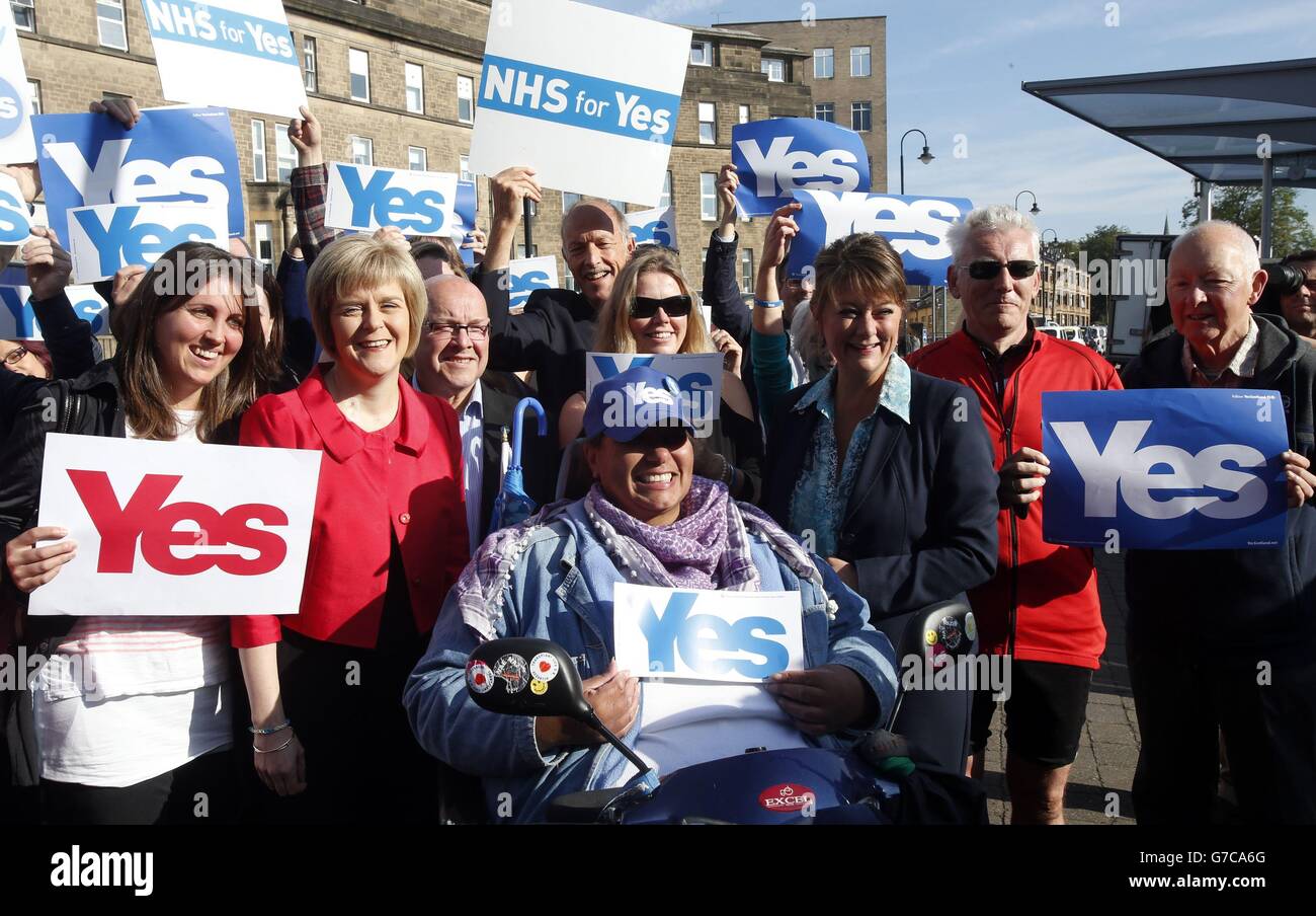 Scottish independence referendum Stock Photo