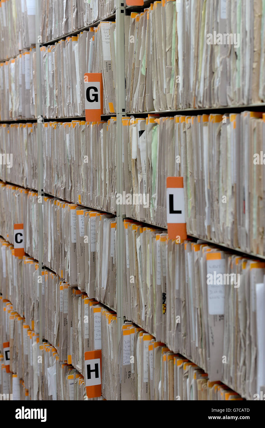 Patient's records are stored at the Temple Fortune Health Centre GP