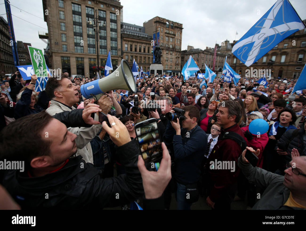 Scottish independence referendum Stock Photo