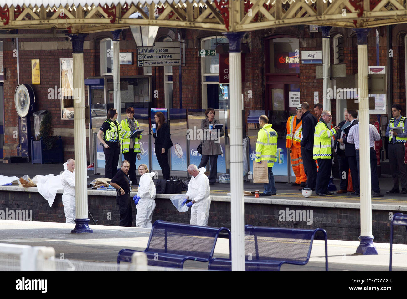 Slough train station death Stock Photo Alamy