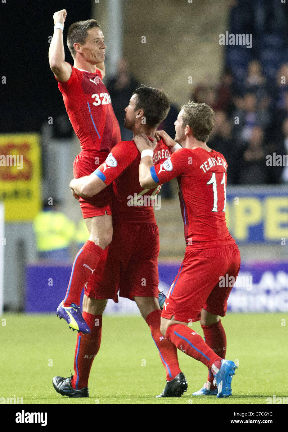 Soccer - Scottish League Cup - Falkirk v Rangers - Falkirk Stadium Stock Photo