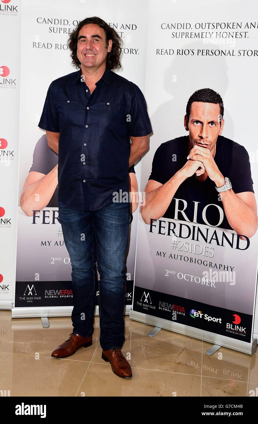 Micky Flanagan Attending The Launch Of Rio Ferdinand's Autobiography ...