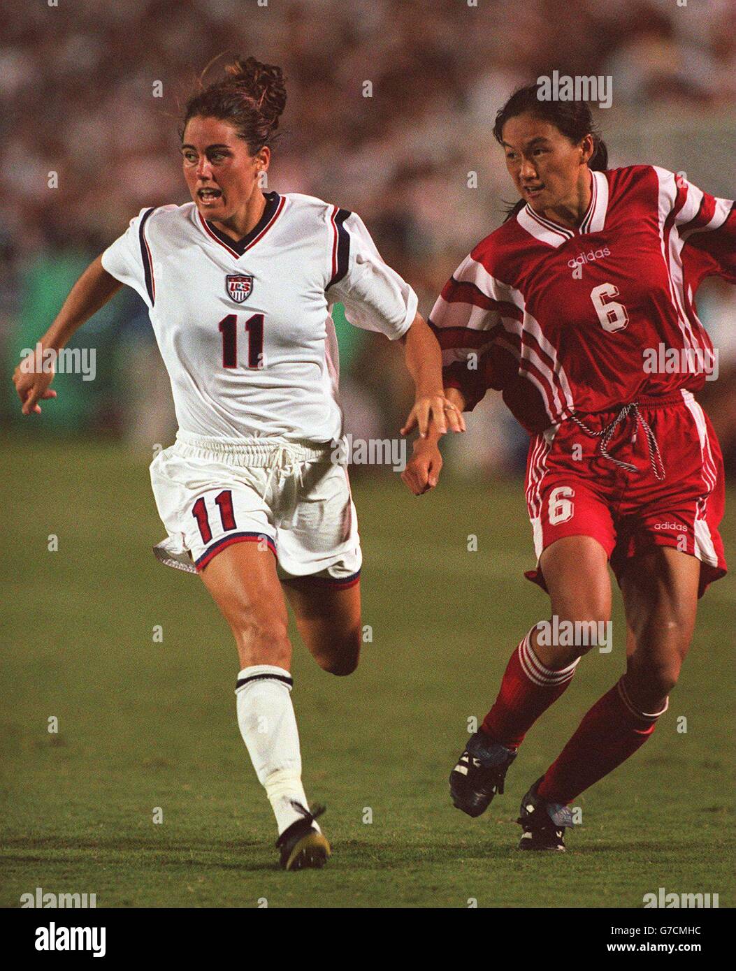 International SoccerWomans Football USA v China Alanta