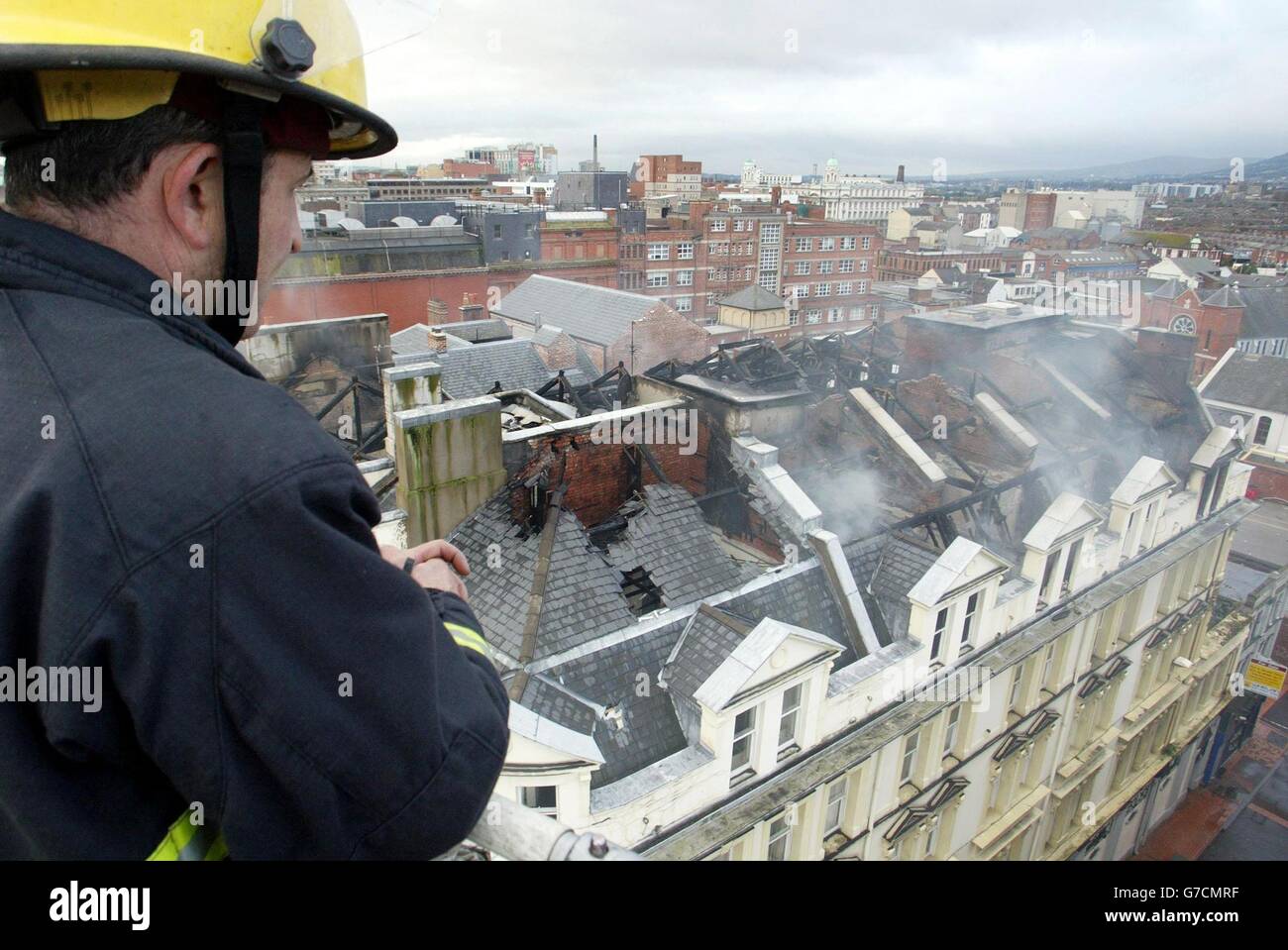 Queens Buildings fire Stock Photo Alamy