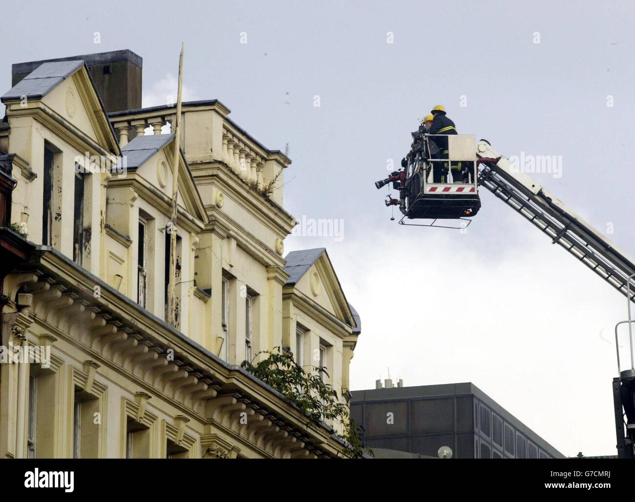 Prevent fire spreading neighbouring buildings hi-res stock photography ...