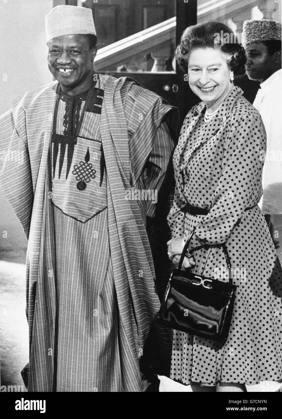 Politics - State Visit To Britain - President Babangida - Buckingham Palace, London Stock Photo