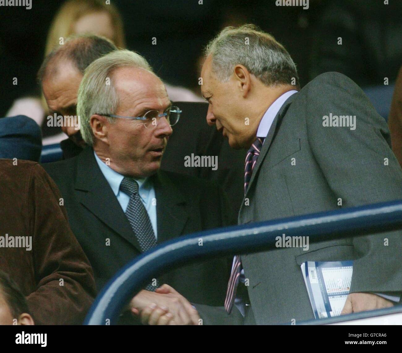 England Manager Sven-Goran Eriksson arrives for the Barclaycard ...