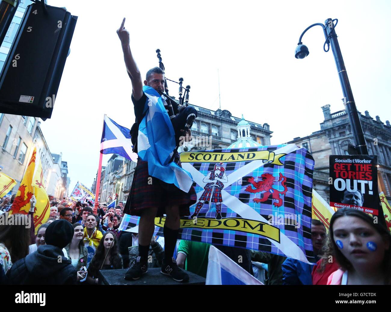 Scottish independence referendum Stock Photo Alamy