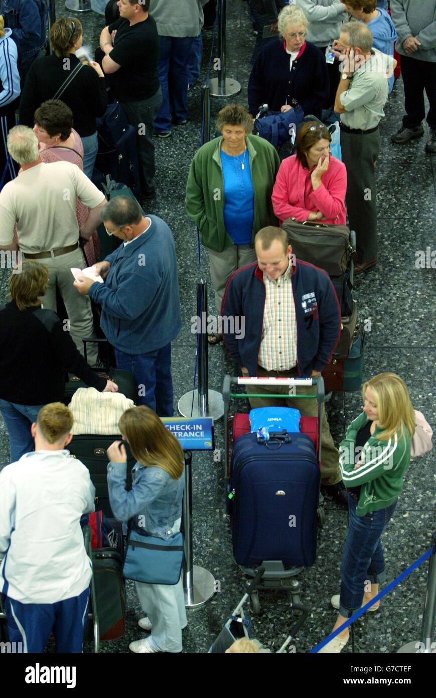 Baggage handlers strike Stock Photo Alamy