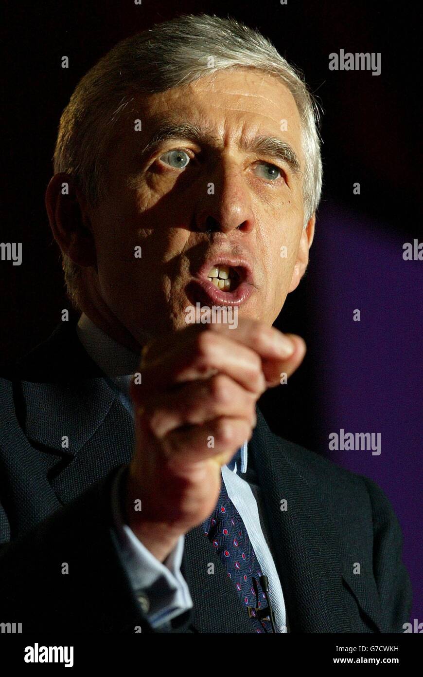 Jack Straw Labour Conference Stock Photo Alamy