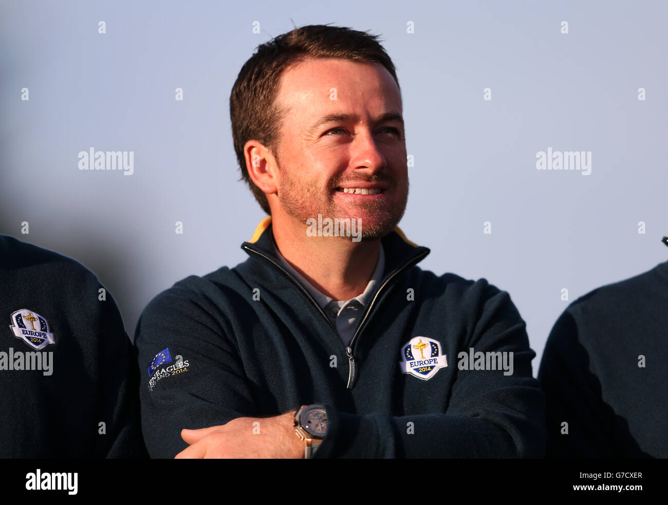 Golf - 40th Ryder Cup - Practice Day One - Gleneagles. Europe's Graeme McDowell Stock Photo