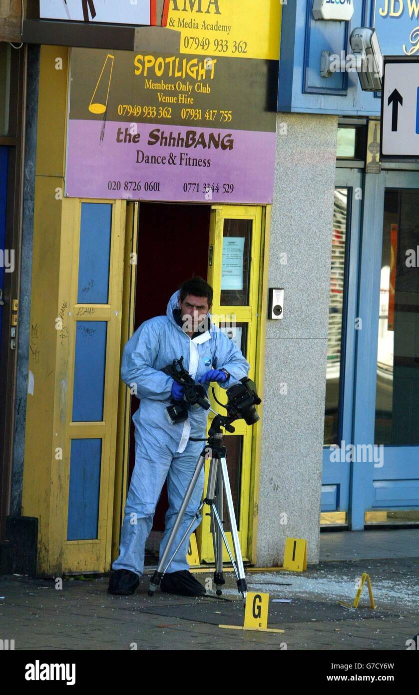 Spotlight murder Stock Photo Alamy