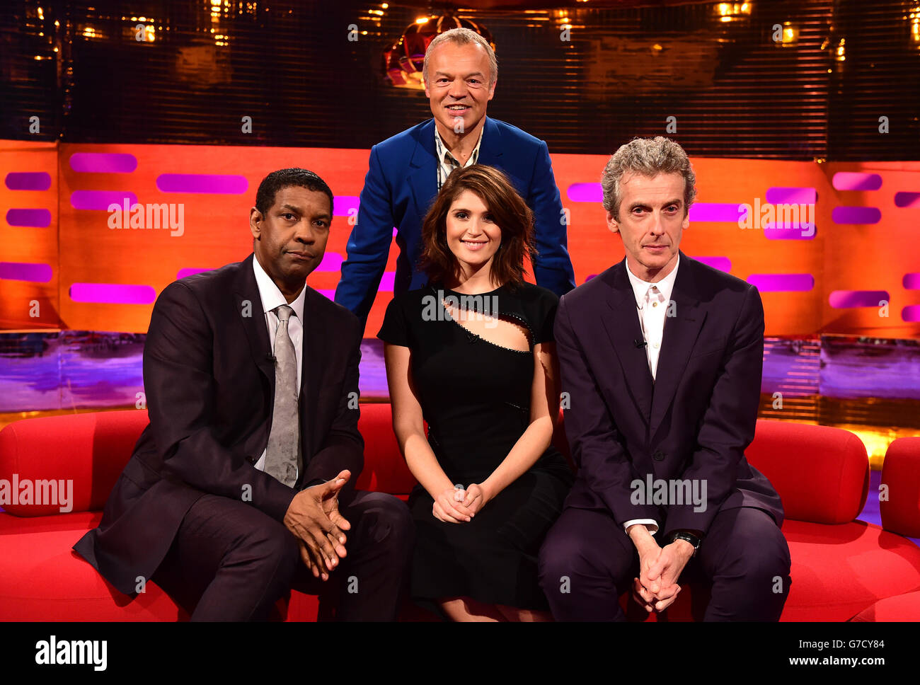 Graham Peter Filming Gemma arterton peter capaldi during filming of the graham show hi-res ...