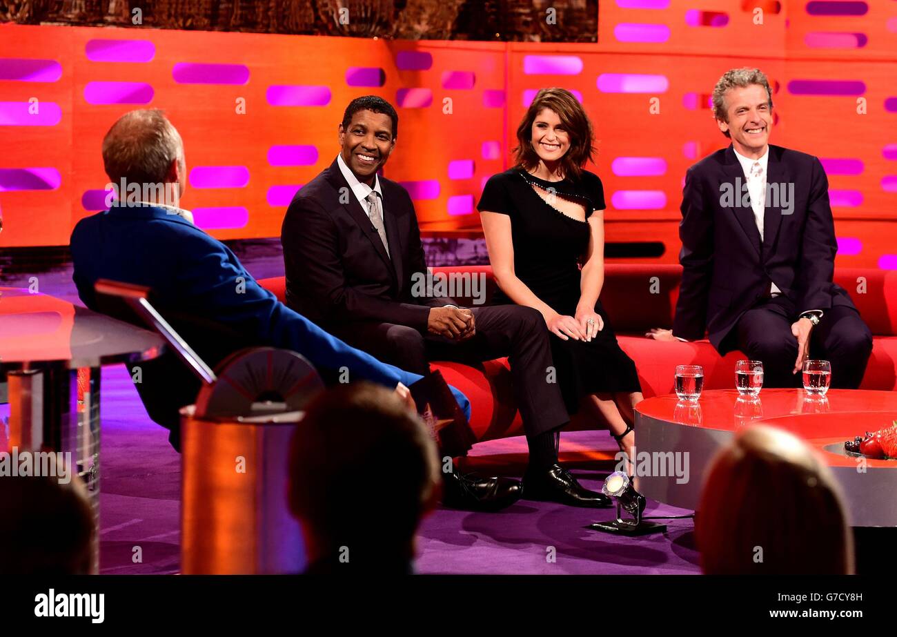 Graham Peter Filming Gemma arterton peter capaldi during filming of the graham show hi-res ...