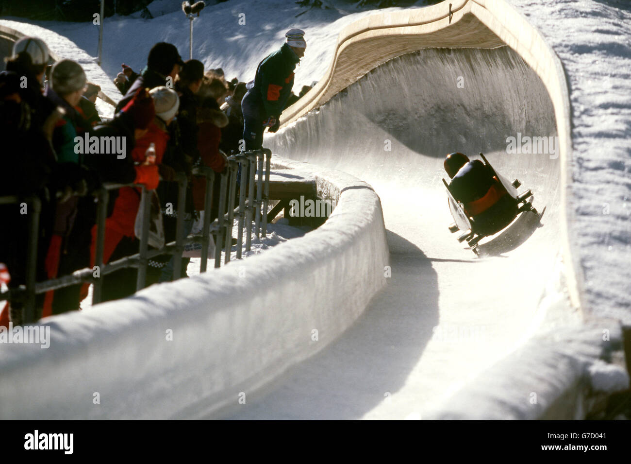 Winter Olympics, Lillehammer. Two Man Bobsleigh Stock Photo Alamy