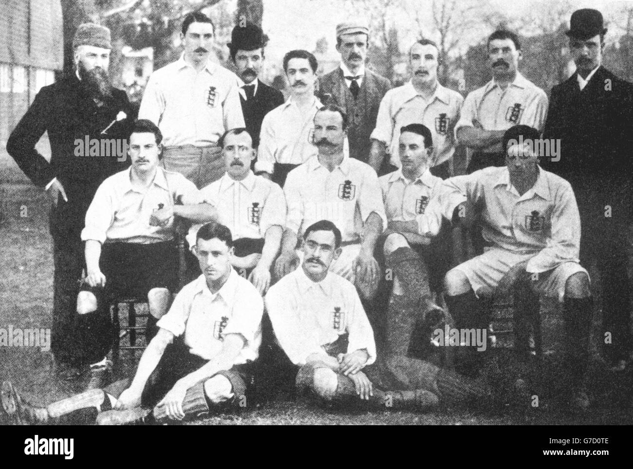 Soccer - British Home Championship - England v Scotland - Richmond - 1893 Stock Photo