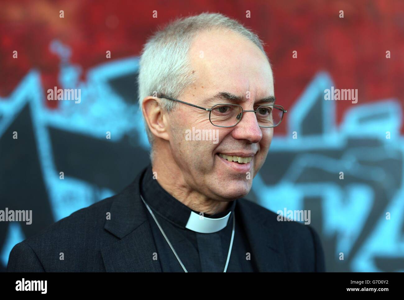 Archbishop of Canterbury in Belfast Stock Photo