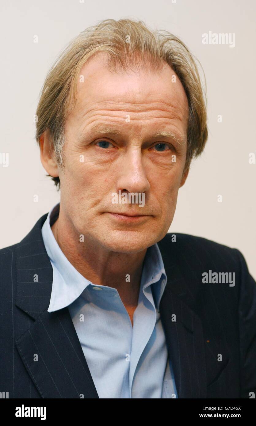 Actor Bill Nighy during a photocall at Flowers East Gallery in east London. Stock Photo