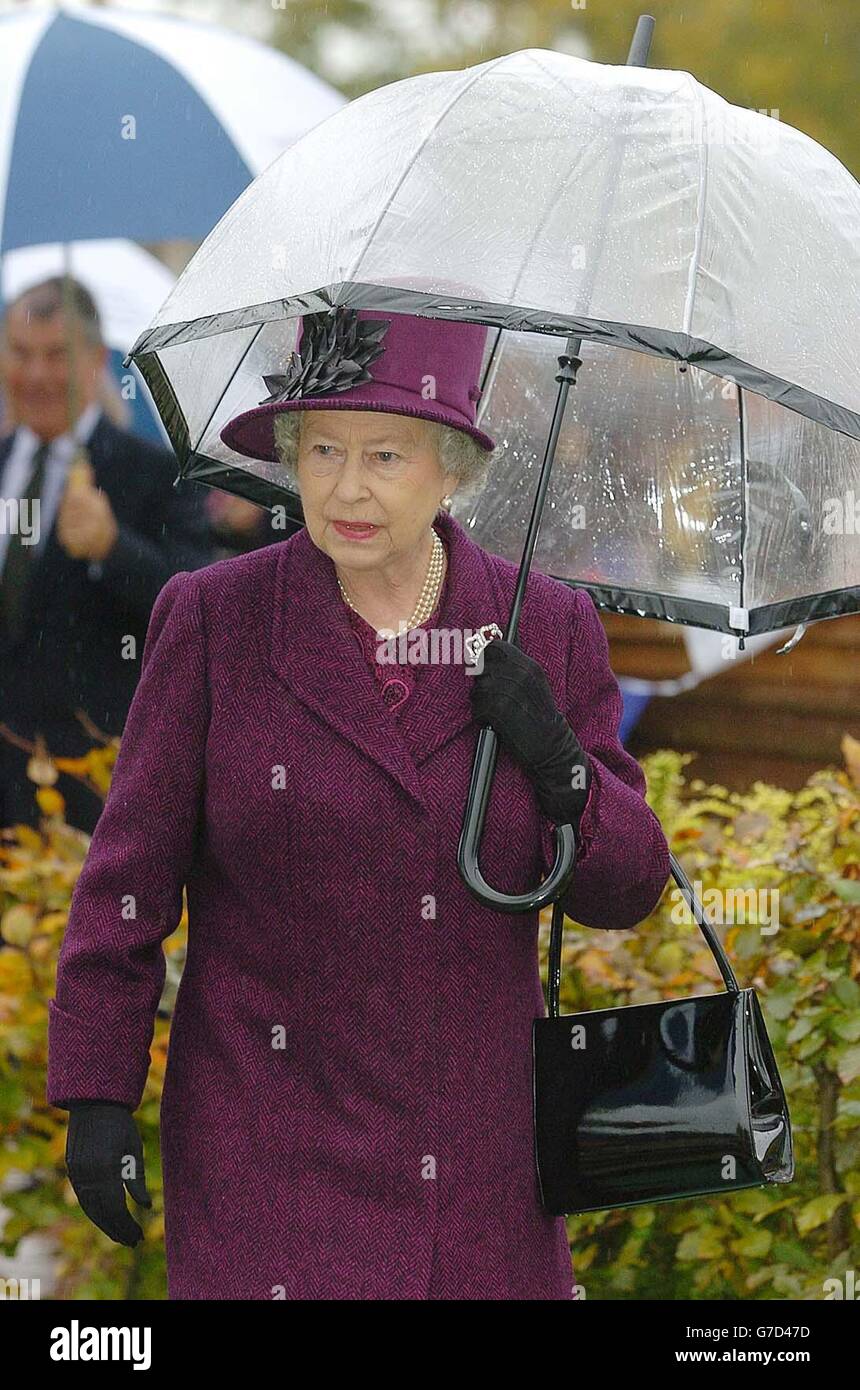 The Queen visited a school for disabled children today before opening the UK's largest