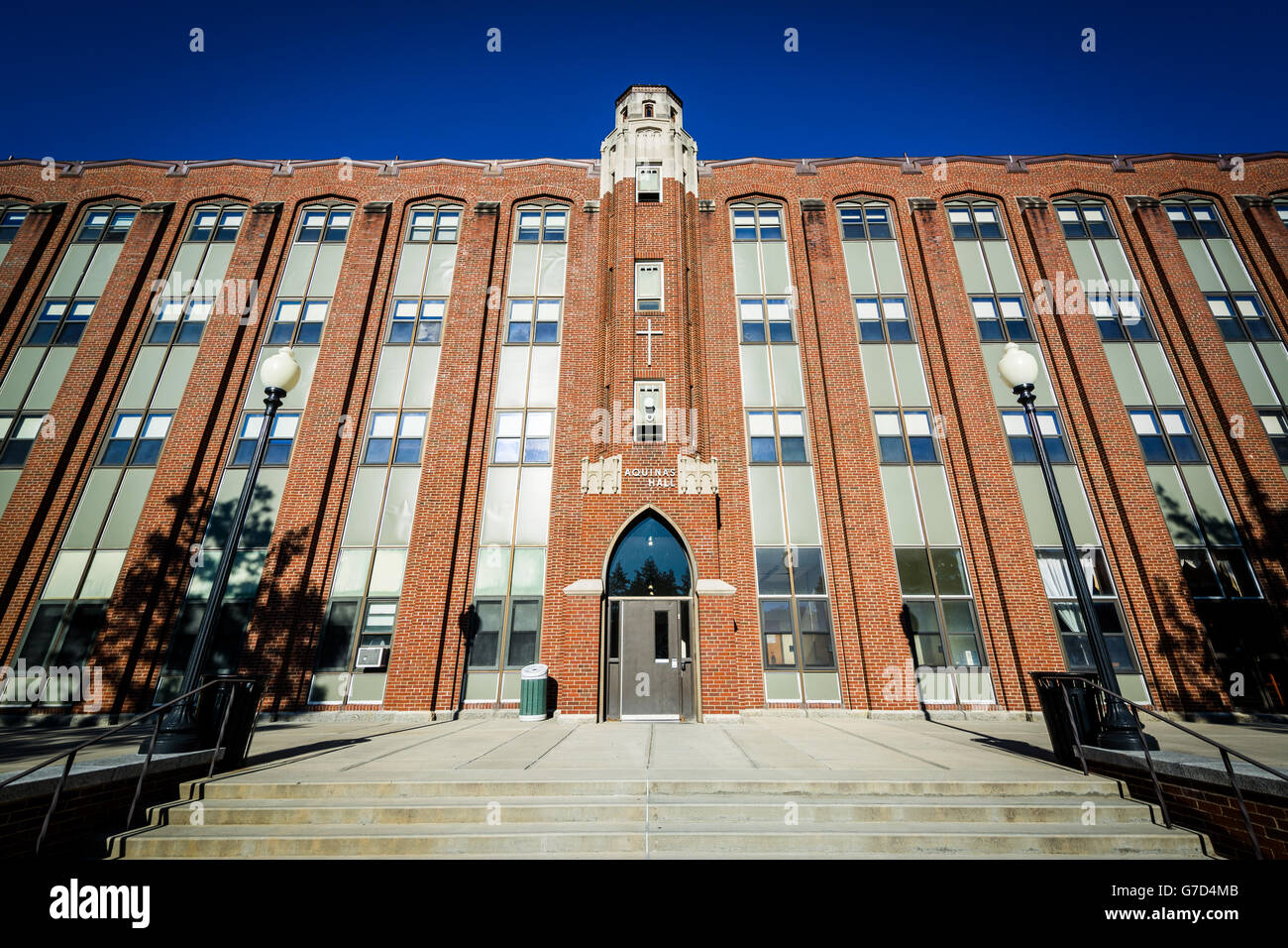 Aquinas Hall, at Providence College, in Providence, Rhode Island. Stock Photo