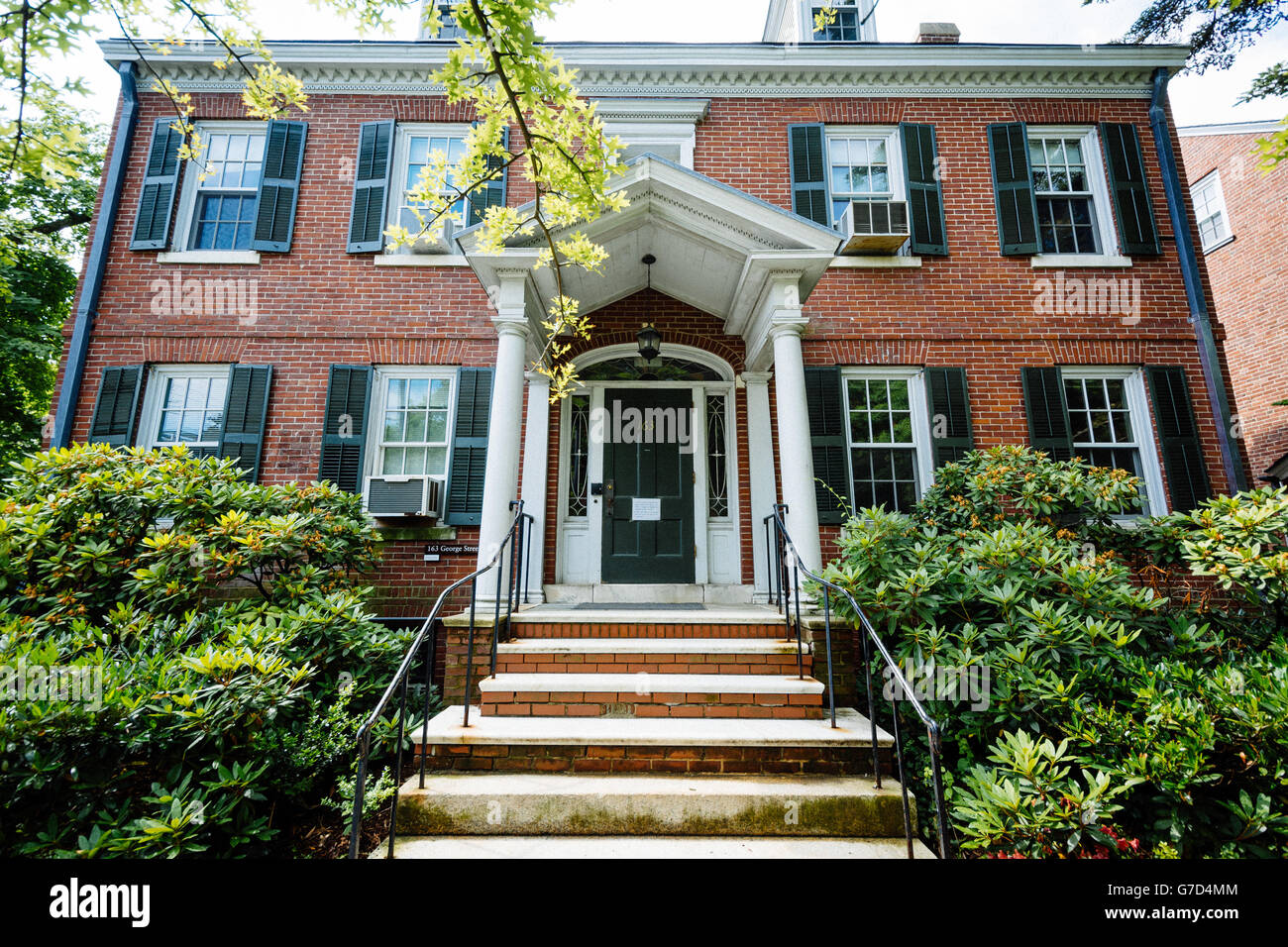 Brick house in College Hill, Providence, Rhode Island Stock Photo Alamy