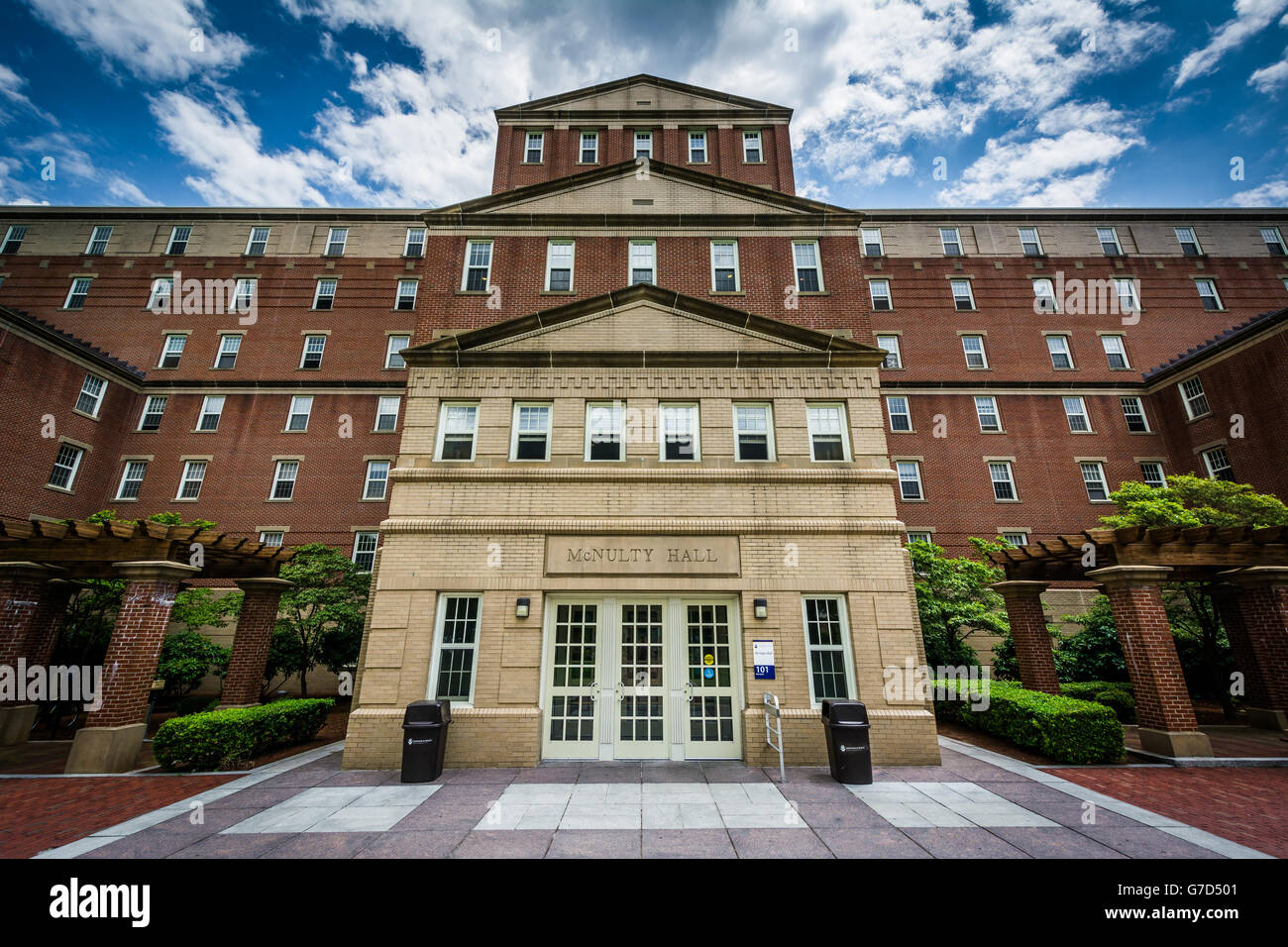 McNulty Hall, at Johnson & Wales University, in Providence, Rhode Island. Stock Photo