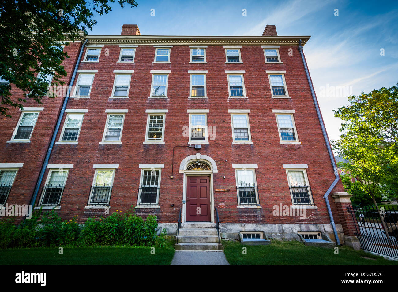 The Hope College Building at Brown University, in Providence, Rhode Island. Stock Photo