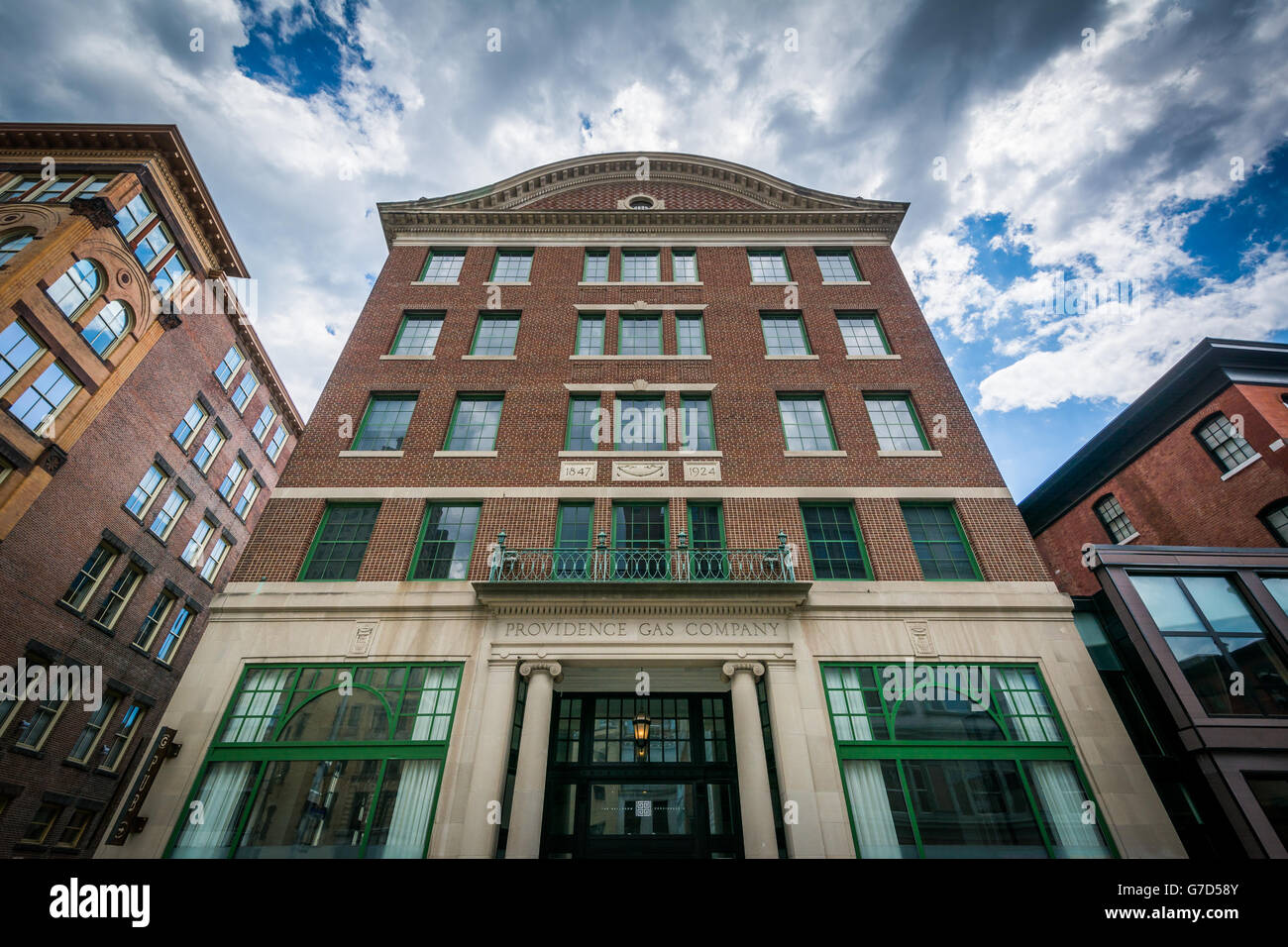 The Providence Gas Company Building, in downtown Providence, Rhode Island. Stock Photo